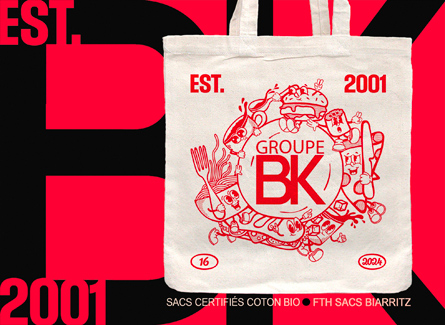 Tote bags publicitaires coton bio personnalisés cappella